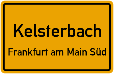 Straßenverzeichnis Kelsterbach Frankfurt am Main Süd