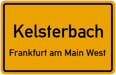 Straßenverzeichnis Kelsterbach Frankfurt am Main West