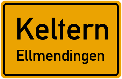 Straßenverzeichnis Keltern Ellmendingen