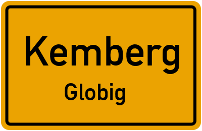 Ortsschild Kemberg Globig