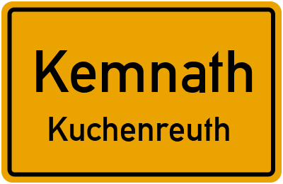 Straßenverzeichnis Kemnath Kuchenreuth