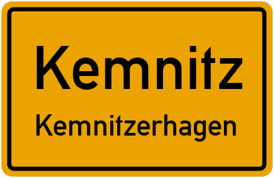 Straßenverzeichnis Kemnitz Kemnitzerhagen