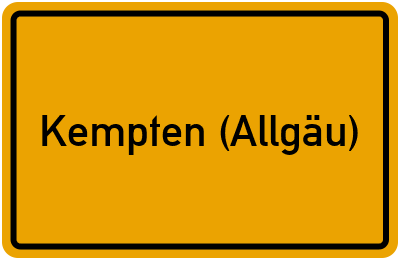 Branchenbuch Kempten (Allgäu), Bayern