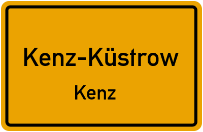 Straßenverzeichnis Kenz-Küstrow Kenz
