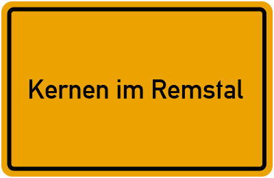 Kernen im Remstal in Baden-Württemberg