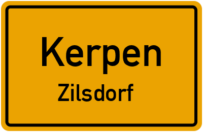 Straßenverzeichnis Kerpen Zilsdorf