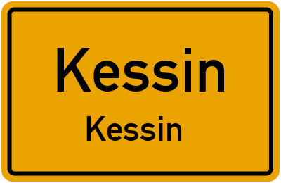 Straßenverzeichnis Kessin Kessin