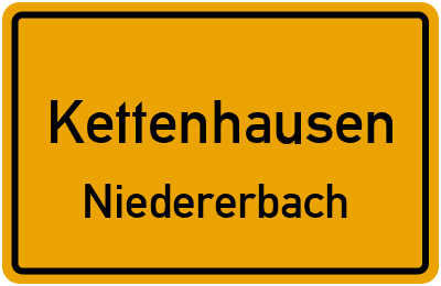 Straßenverzeichnis Kettenhausen Niedererbach