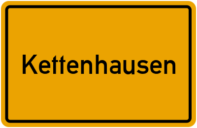 Ortsschild von Gemeinde Kettenhausen in Rheinland-Pfalz