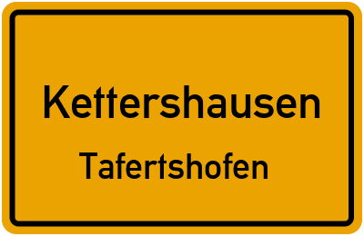 Straßenverzeichnis Kettershausen Tafertshofen