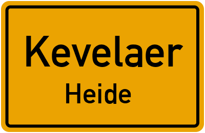 Straßenverzeichnis Kevelaer Heide