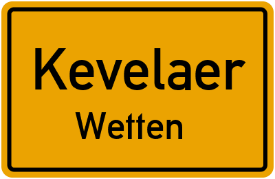 Straßenverzeichnis Kevelaer Wetten