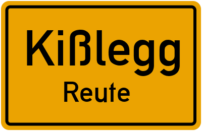 Straßenverzeichnis Kißlegg Reute