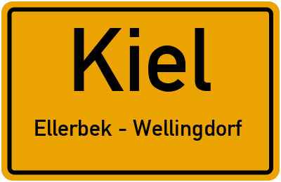 Straßenverzeichnis Kiel Ellerbek - Wellingdorf