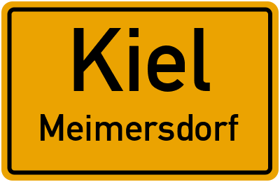 Straßenverzeichnis Kiel Meimersdorf