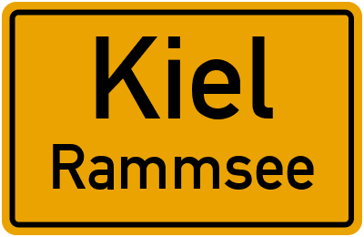 Straßenverzeichnis Kiel Rammsee