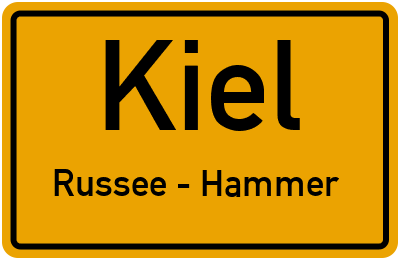 Straßenverzeichnis Kiel Russee - Hammer