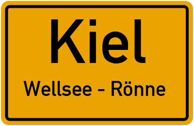 Straßenverzeichnis Kiel Wellsee - Rönne