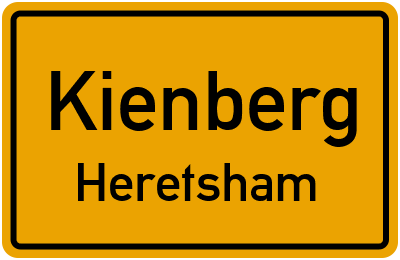 Ortsschild Kienberg Heretsham