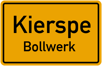 Straßenverzeichnis Kierspe Bollwerk