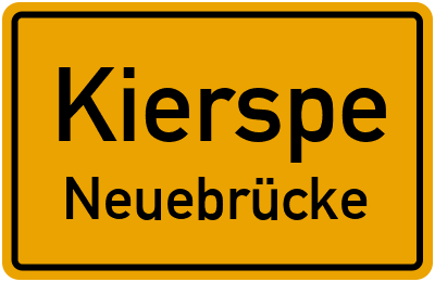 Straßenverzeichnis Kierspe Neuebrücke