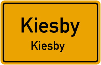 Straßenverzeichnis Kiesby Kiesby