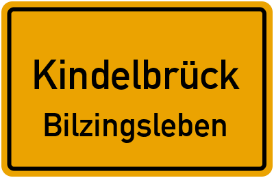 Straßenverzeichnis Kindelbrück Bilzingsleben