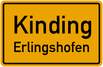 Straßenverzeichnis Kinding Erlingshofen