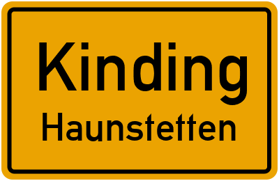 Straßenverzeichnis Kinding Haunstetten