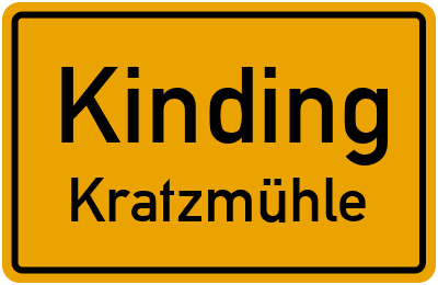 Straßenverzeichnis Kinding Kratzmühle