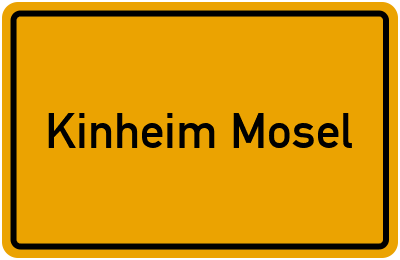 Branchenbuch Kinheim Mosel, Rheinland-Pfalz