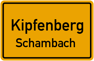 Straßenverzeichnis Kipfenberg Schambach