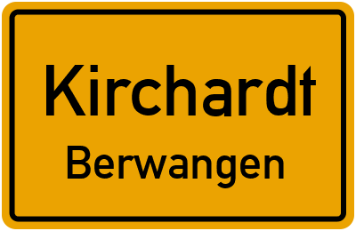 Straßenverzeichnis Kirchardt Berwangen