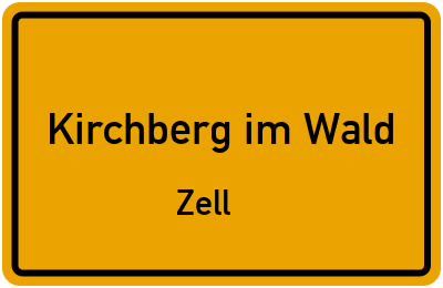 Straßenverzeichnis Kirchberg im Wald Zell