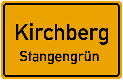 Straßenverzeichnis Kirchberg Stangengrün