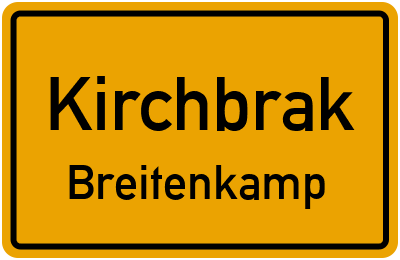 Straßenverzeichnis Kirchbrak Breitenkamp