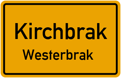 Straßenverzeichnis Kirchbrak Westerbrak