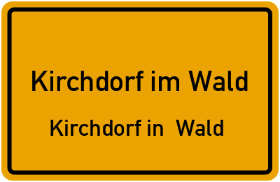 Kirchdorf im Wald