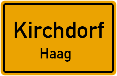 Straßenverzeichnis Kirchdorf Haag