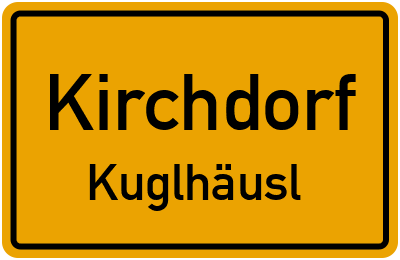 Straßenverzeichnis Kirchdorf Kuglhäusl