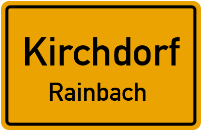 Straßenverzeichnis Kirchdorf Rainbach