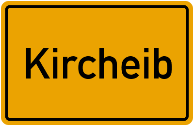 Ortsschild von Gemeinde Kircheib in Rheinland-Pfalz