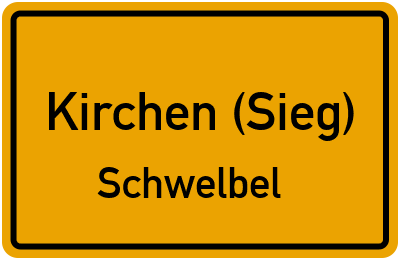 Straßenverzeichnis Kirchen (Sieg) Schwelbel