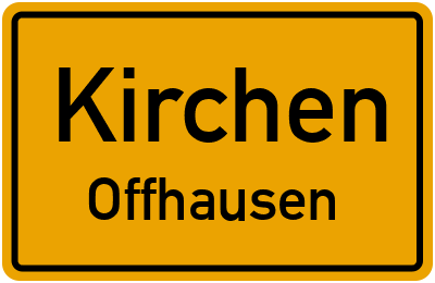 Straßenverzeichnis Kirchen Offhausen
