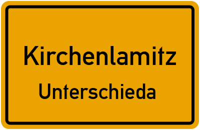 Straßenverzeichnis Kirchenlamitz Unterschieda