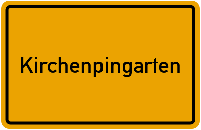 Kirchenpingarten in Bayern