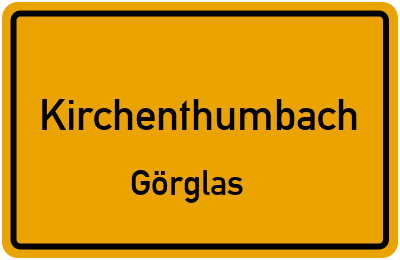 Straßenverzeichnis Kirchenthumbach Görglas