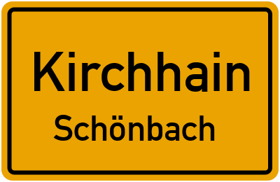 Straßenverzeichnis Kirchhain Schönbach
