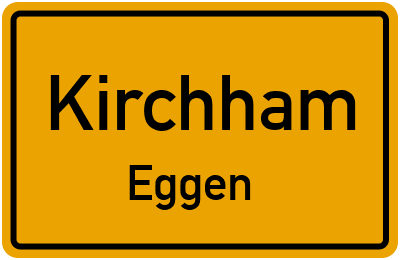 Ortsschild Kirchham Eggen