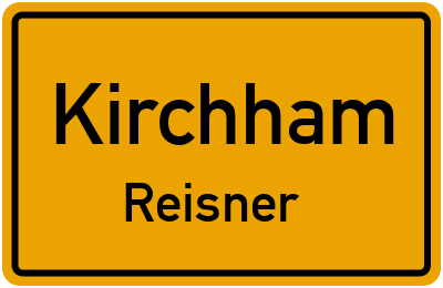 Ortsschild Kirchham Reisner